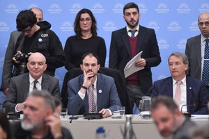 José Luis Espert  Santiago Santurio  y Nicolás Mayoraz diputados foto: NA / Juan Vargas