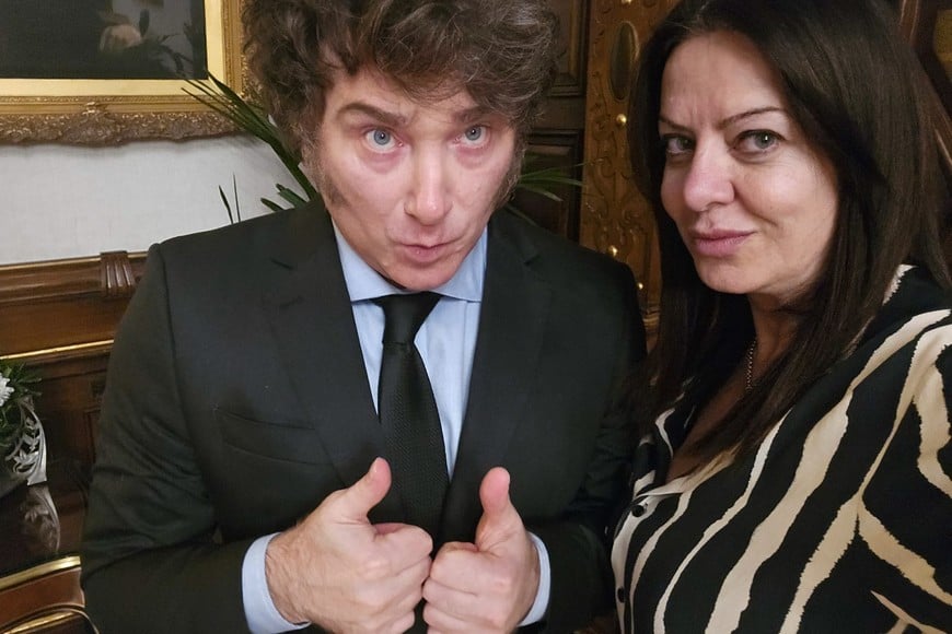 Sandra Pettovello, ministra de Capital Humano y la "preferida" de Javier Milei, según la valoración del propio Presidente.
