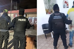 Dos de los detenidos.