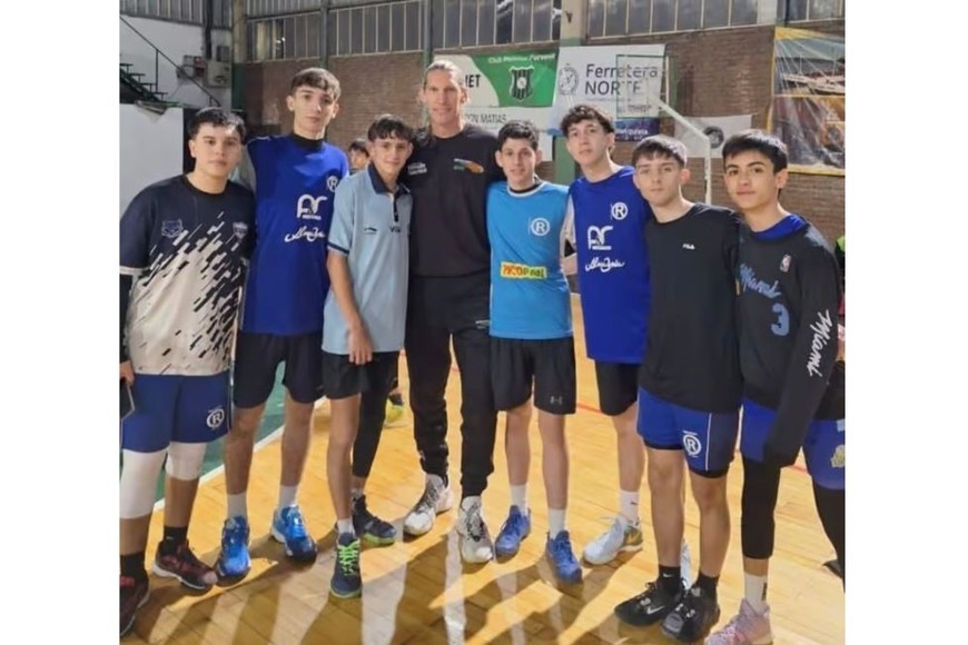 Walter Herrmann encarando una nueva actividad como capacitador.