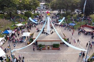 San Carlos Sud fortalece la vida comunitaria con deporte, cultura y actividades patrias. Foto: Gentileza