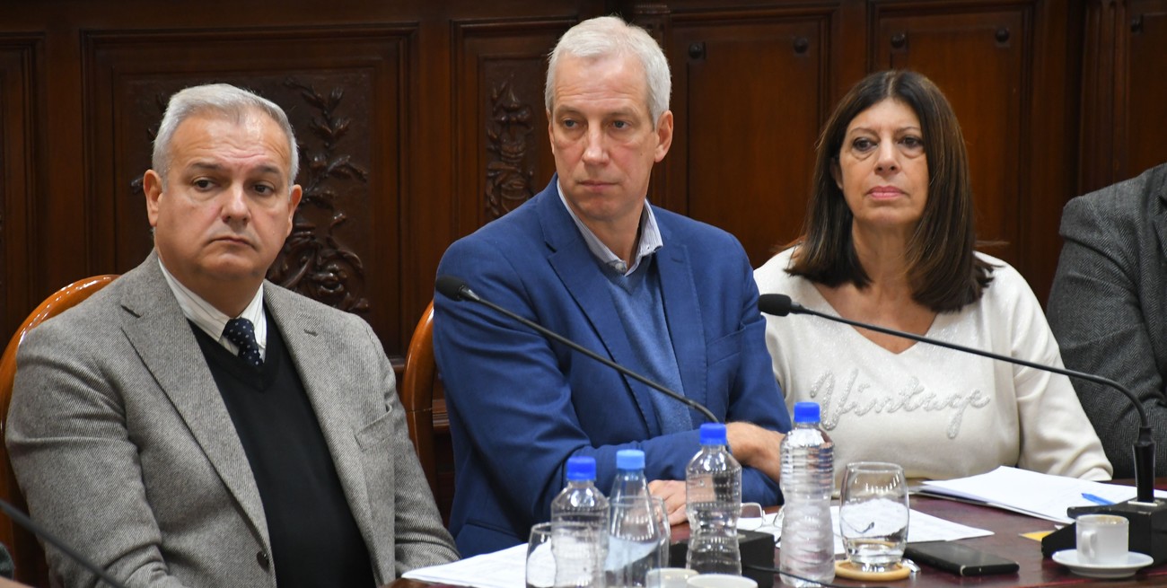 Farías y Scarpin fueron voceros oficialistas en el tema emergencia en la sesión presidida por Clara García. Foto: El Litoral