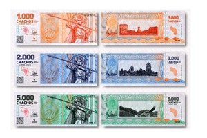 Así lucen los flamantes bonos provinciales que lanzó La Rioja.