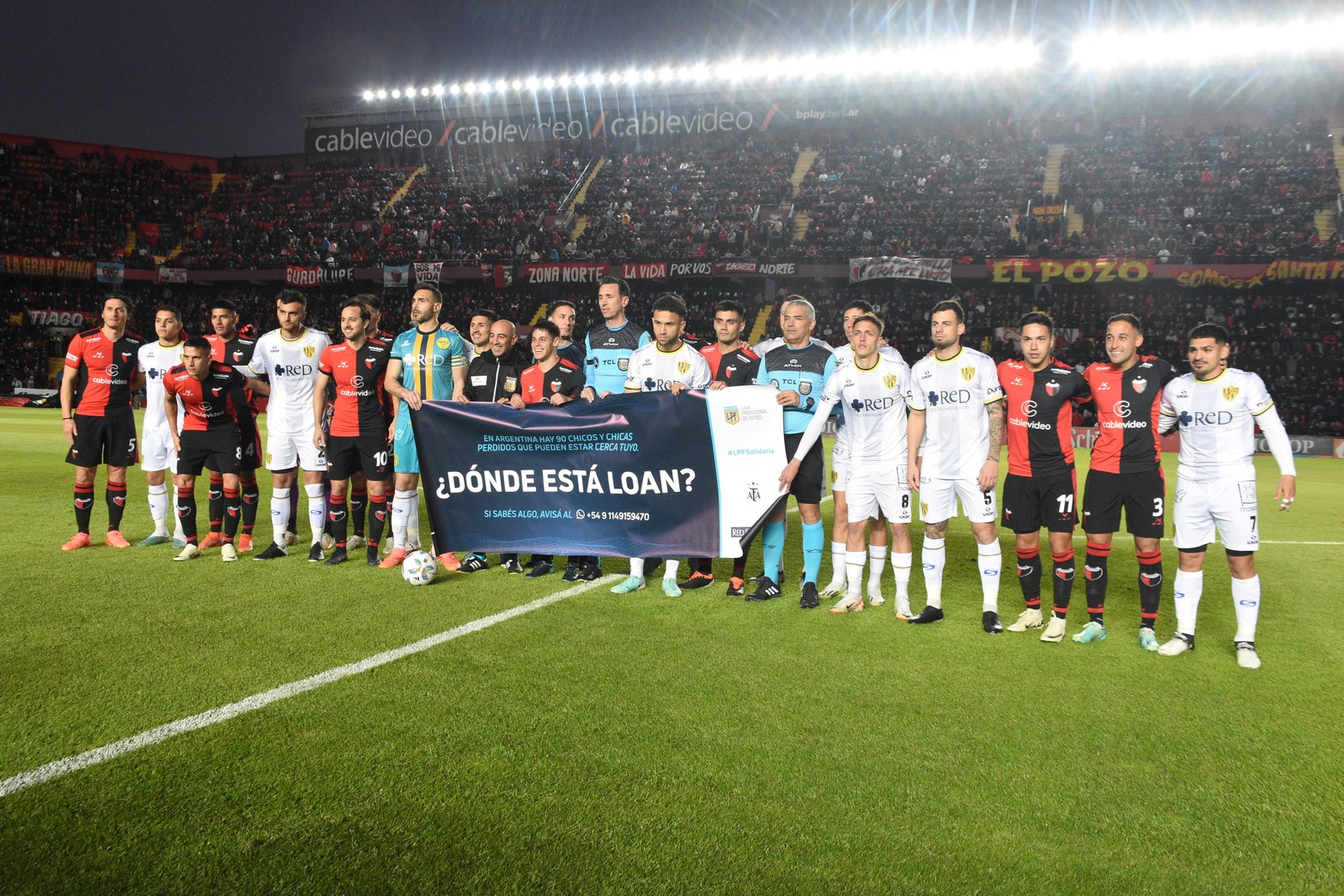 El caso niño Loan, desaparecido en Corrientes, se filtró en el fútbol también. 