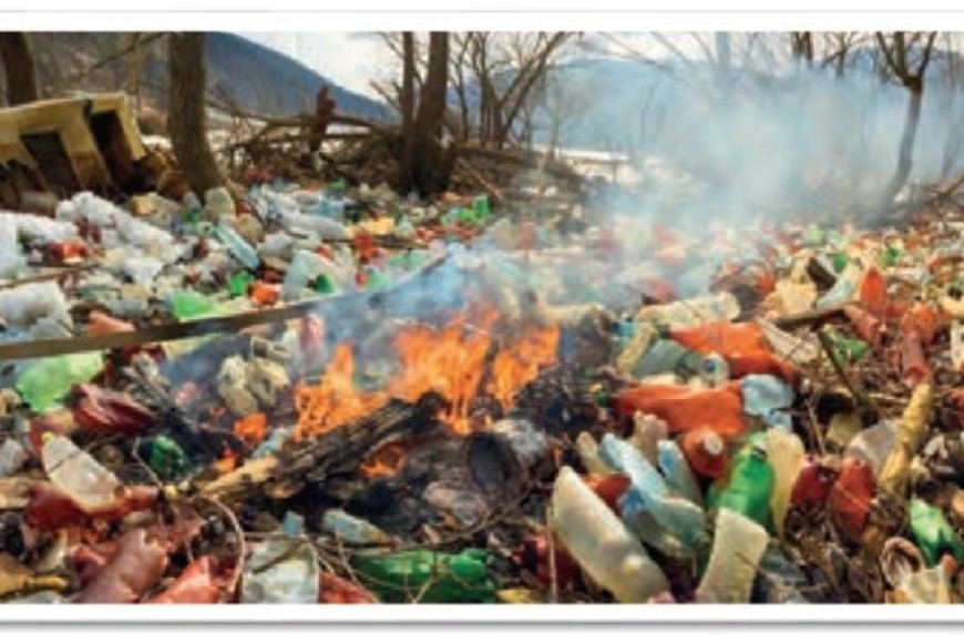 Basura quemándose. Crédito: Naciones Unidas para el Medio Ambiente (UNEA).