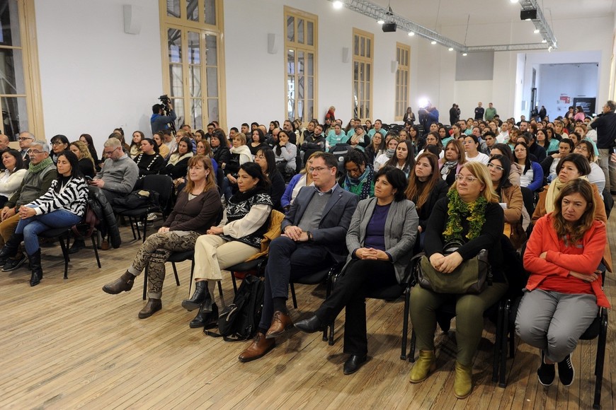 Sala Ramírez. El auditorio colmado de voluntarios que participaron del acto.

José Almeida (Prensa MCSF)