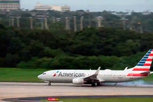 Humo y preocupación en los pasajeros.