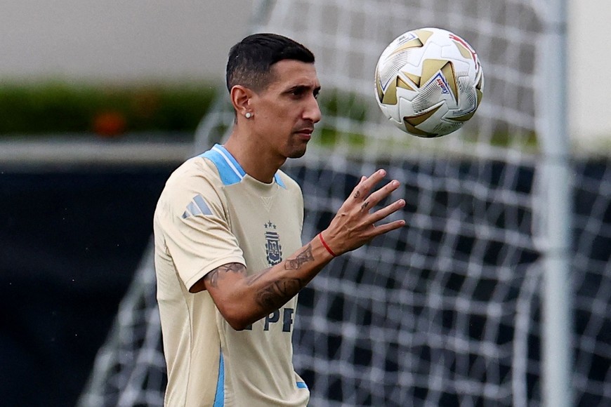 El domingo será el último baile de Di María con la Selección Argentina. Créditos: REUTERS.