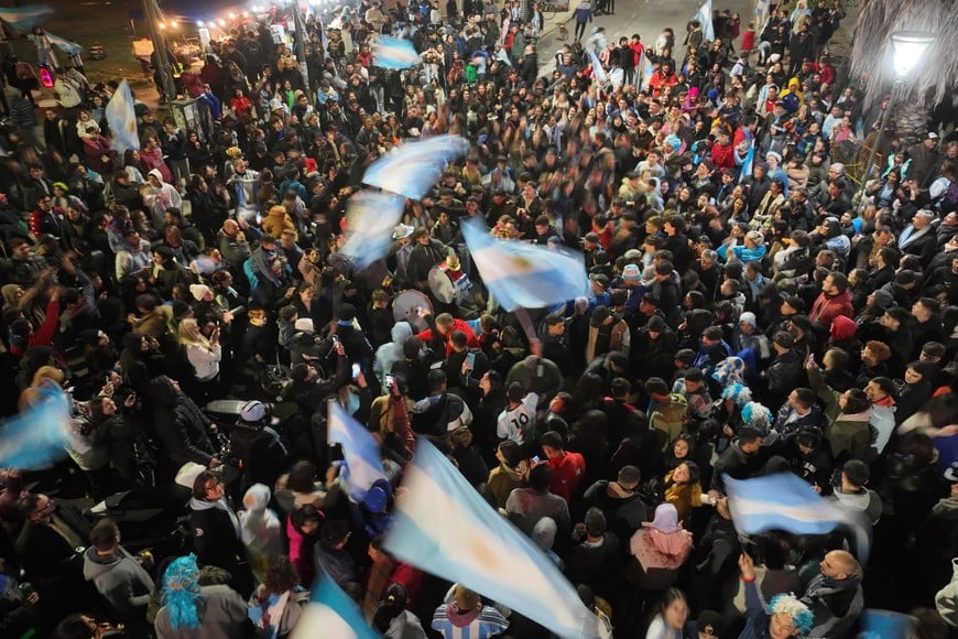 Desde el drone así se vivió el festejo de Argentina al obtener la Copa América.