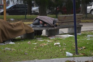 Alrededor de 530 personas viven en la calles de la ciudad de Santa Fe. Crédito: Flavio Raina.