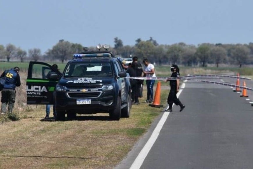 La ruta provincial 90 fue el escenario del trágico desenlace.