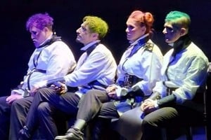 “En la Argentina de 2051 la leyenda de Molière ha conseguido mantener vivo el fuego del arte en estado de rebelión”, imaginan los creadores. Foto: Gentileza Teatro de la Abadía