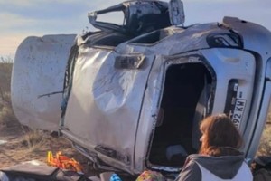 El siniestro vial ocurrió alrededor de las 16 a la altura del kilómetro 74, en cercanías de Barda del Medio.