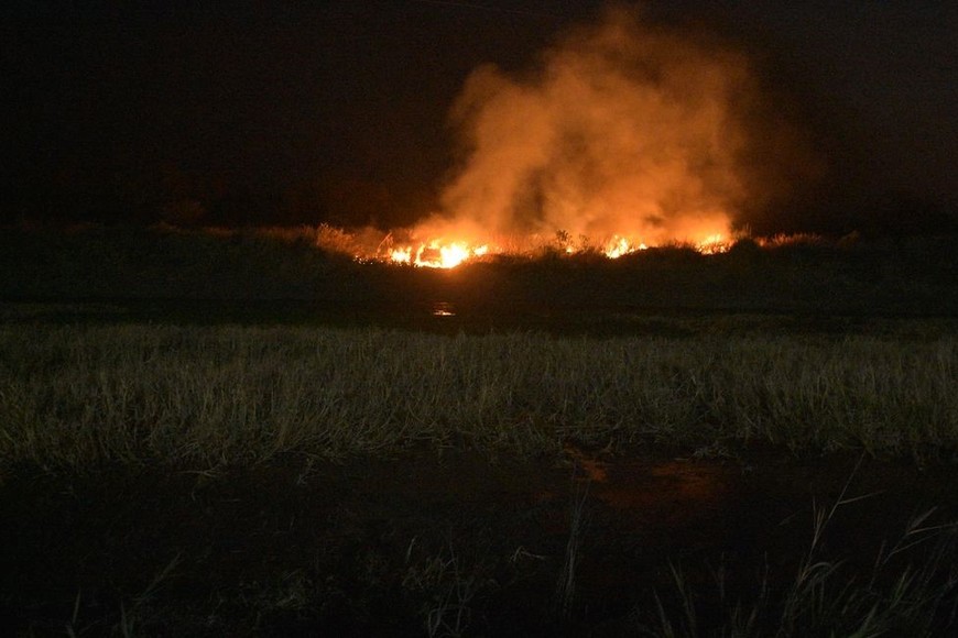 Los focos ígneos en zona de islas son una problemática a atender.  Foto: Manuel Fabatía / Archivo