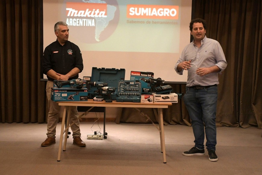 En todas las sucursales de Sumiagro se puede encontrar una amplia gama de productos MAKITA. Crédito: Guillermo Di Salvatore