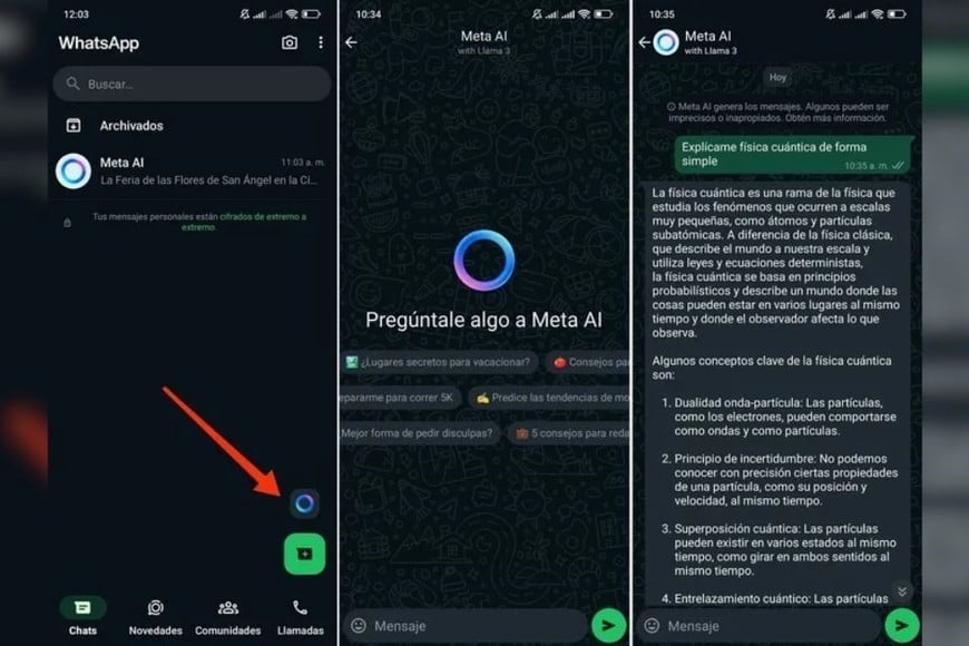 De esta manera responde Meta AI a las preguntas del usuario