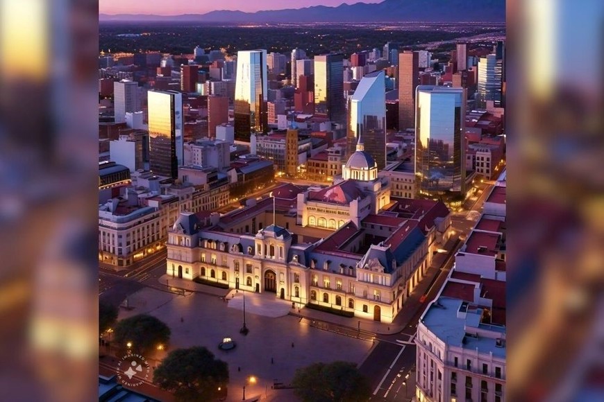 ¿Cómo se vería la ciudad de Santa Fe (Argentina) en el año 2050?