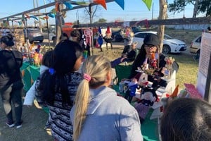 El espacio público, ahora mejorado, se encuentra en la intersección de Chaco y Pasaje Braille.