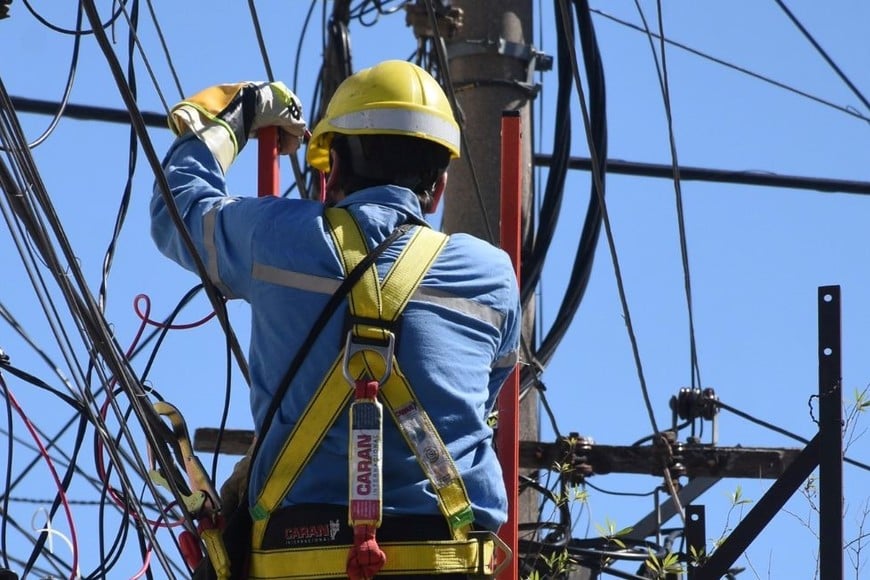 Trabajos de la EPE. Créditos: Guillermo Di Salvatore