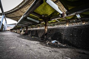 El mal estado del José María Minella. Crédito: Gentileza Qué digital