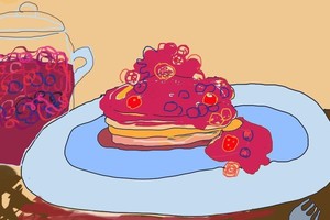 Fragmento de una de las obras de Andino. Foto: Gentileza