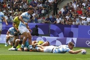 Argentina no pudo ante Australia. pese a la derrota, Los Pumas 7's están en cuartos de final. Créditos: Prensa UAR - Lucas Currá