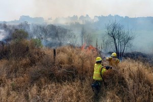 El fenómeno climático “La Niña” está que arde en la región de Reconquista y las quemas se suceden sin que se avizore un freno.