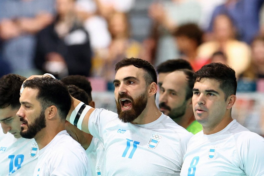 Paris 2024 Olympics - Handball - Men's Preliminary Round Group B - Norway vs Argentina - South Paris Arena 6, Paris, France - July 27, 2024.
Lucas Moscariello of Argentina before the match REUTERS/Bernadett Szabo