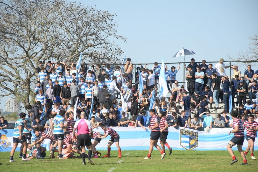 El color de la previa del duelo entre CRAI y SFRC. Crédito: Luis Cetraro