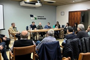 El encuentro tuvo lugar en la sede municipal de Avellaneda.