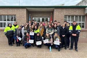El presidente comunal Carlos Martínez manifestó a El Litoral que el objetivo es brindar herramientas en material vial a los chicos que sacan su primera licencia de conducir.
Foto: Gentileza