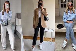 Elige zapatillas bien cuidadas y combina con accesorios discretos para un toque de elegancia en tu look diario.