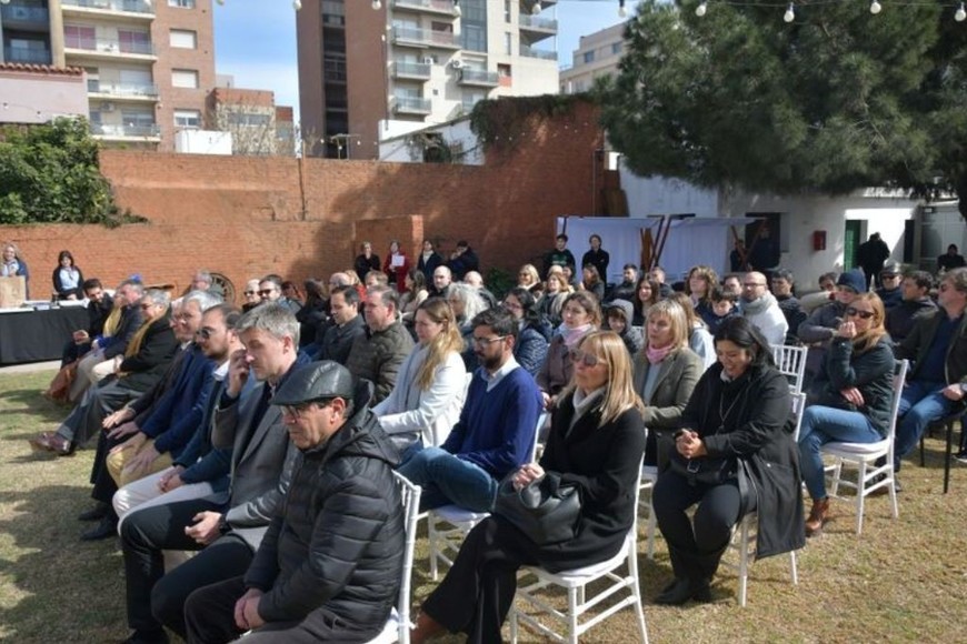 El acto se llevó adelante en el patio de la Casa Museo.