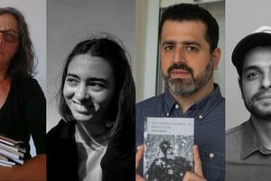Graciela Prieto Rey, Laura Kiener, Juan Pablo Bagnarol y Mariano Peralta, los integrantes del grupo editor. Fotos: Gentileza