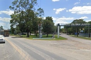 Una cámara de seguridad ubicada en el acceso sur de la ciudad de San Justo registró la caída. Foto: Archivo