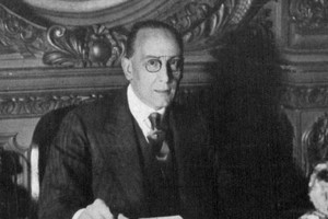 Matías Sánchez Sorondo (1880-1959), de marcada ideología conservadora, filofascista y antisemita. Fue ministro del Interior del presidente de facto José Félix Uriburu entre los años 1930 y 1931. Gentileza.