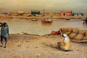 Una obra de Matías Molinas que expresa como el pintor plasmó la esencia del litoral. Foto: Archivo El Litoral