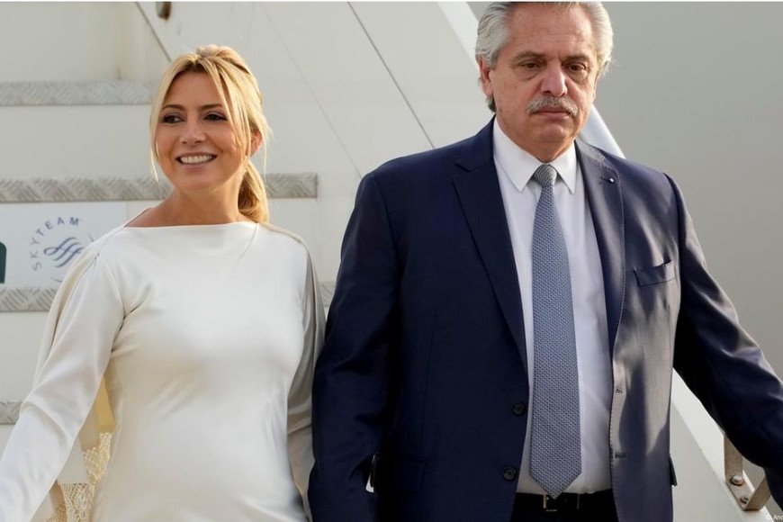 Alberto Fernández, el ex presidente, junto a su expareja Fabiola Yáñez.