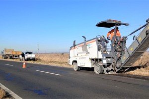 Los sectores recuperados, librados al tránsito sin restricciones, se completarán en una siguiente etapa con la pavimentación de la superficie con concreto asfáltico en caliente.
Foto: Vialidad Nacional