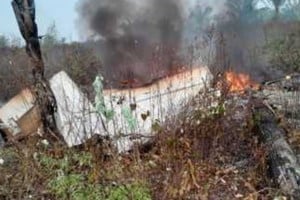 Una avioneta se estrelló en una zona rural de Apiacás, municipio de Mato Grosso