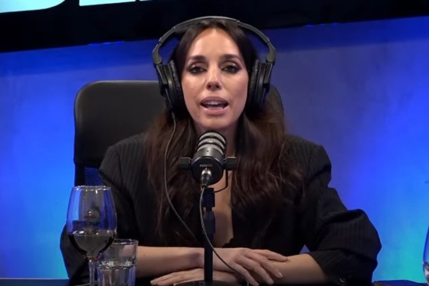 Tamara Pettinato este jueves por la noche en el stream de Final Feliz. Crédito: Blender