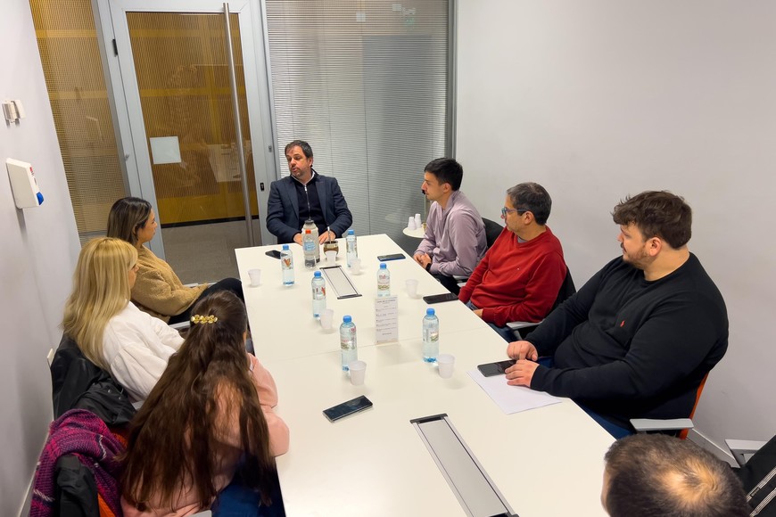 Valentín Díaz Gilligan, presidente del Ente de Turismo,  en diálogo con El Litoral. Crédito: Entur