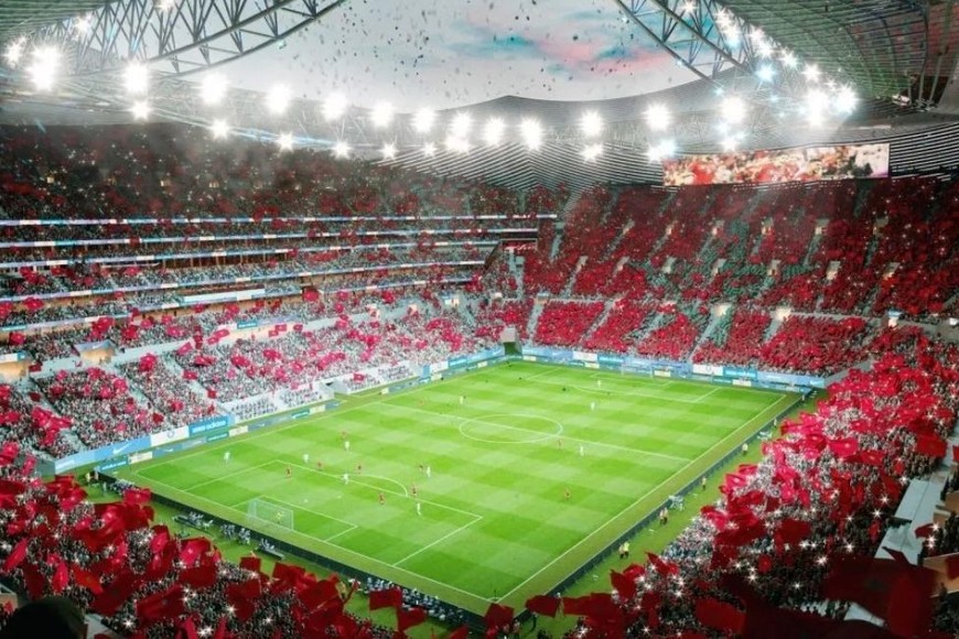 El megaproyecto de Marruecos. Foto: Populous.