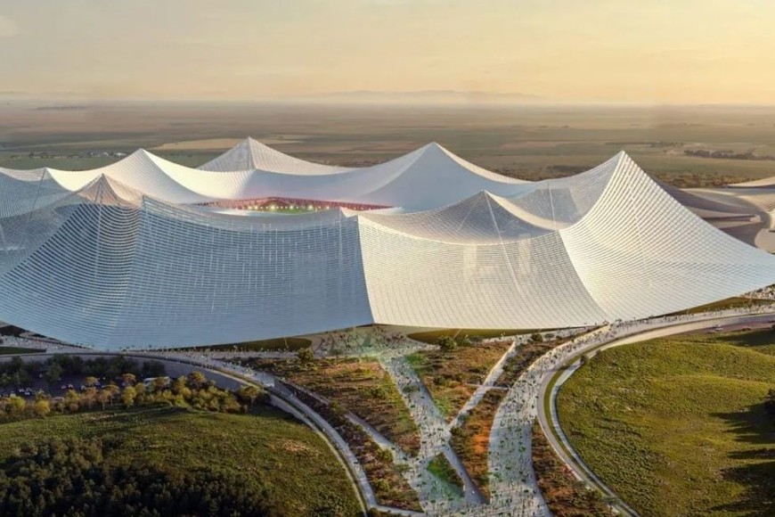 El megaproyecto de Marruecos. Foto: Populous.