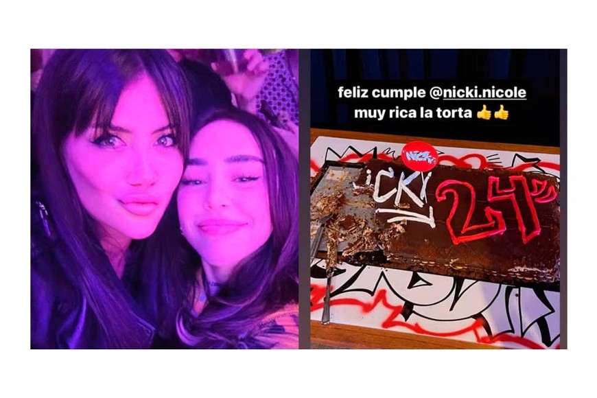 El posteo de Wanda, una de las presente.