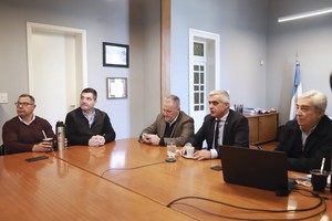Durante la reunión, los rectores expusieron las dificultades que atraviesa el sistema universitario. Crédito: Prensa UNL