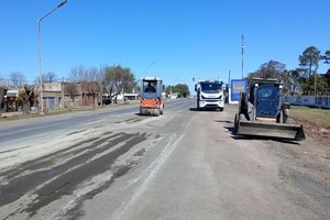 Las tareas de bacheo profundo y fresado de deformación se completan esta semana en la mencionada localidad con recalce de banquinas y fresado de deformaciones.
Foto: Vialidad Nacional