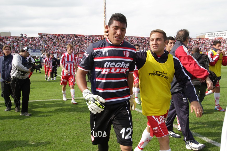 Partido contra Ferro, en el 2013 y en el 15 de Abril, en los inicios de Ignacio Arce en Unión. Crédito: Archivo / Luis Cetraro