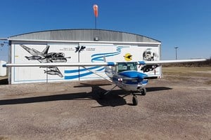 Borla insiste con un proyecto para apoyar la formación de pilotos y el desarrollo aeronáutico. Foto: Archivo