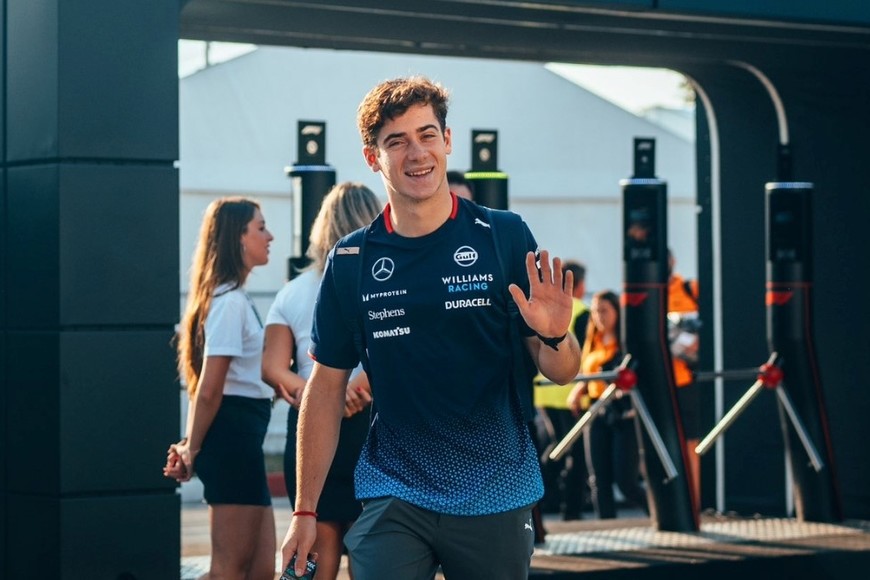 Franco Colapinto ya es piloto oficial de Fórmula 1. Crédito: Williams Racing